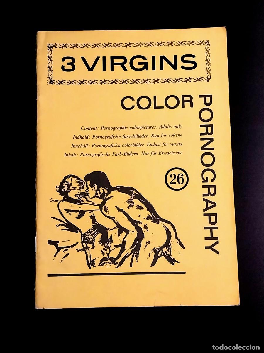 Revistas: 3 VIRGINS - COLOR CLIMAX EARLY MAGAZINE # 26 1969 - RARE DANISH RETRO-PORN MAGAZINE