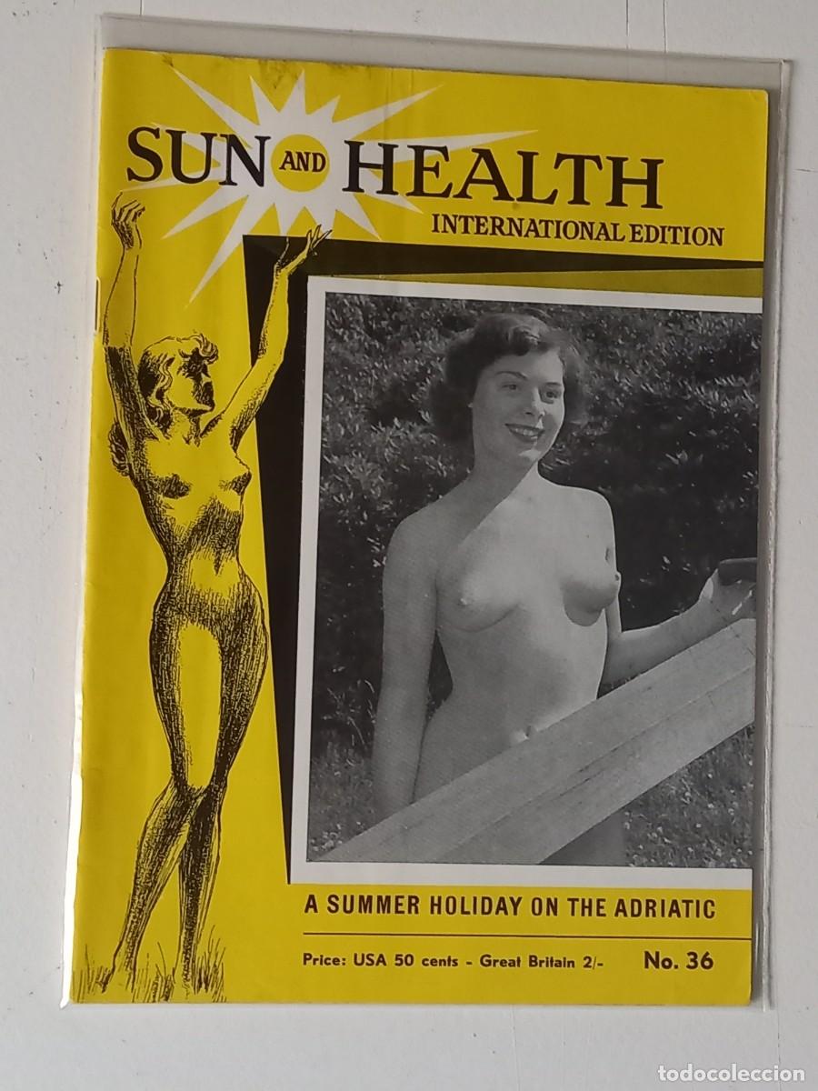 Revistas: SUN AND HEALTH No.36 MARCH/APRIL 1956 NATURISM MAGAZINE INTERNATIONAL PUBLISHING HOUSE 1957 DENMARK