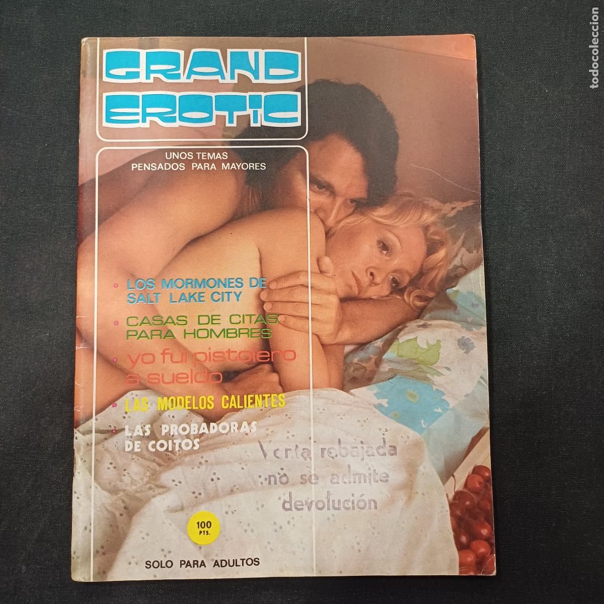 Revistas: GRAND EROTIC/REVISTA EROTICA ADULTOS.