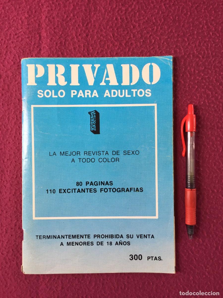 Revistas: Revista PRIVADO para adultos n&uacute;mero 1 - N&ordm; 1 - A&ntilde;os 80