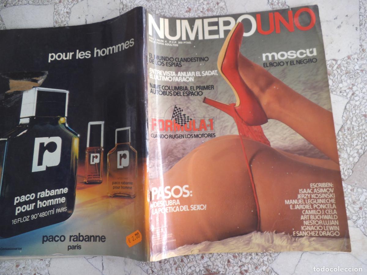Revistas: revista numero uno n&ordm; 4, todos los espias del mundo, helle , poster moscu,belinda lorence