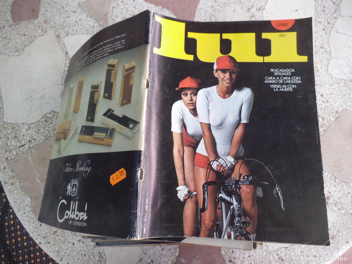 Revistas: lui a&ntilde;o 1 n&ordm; 1 , revista erotica espa&ntilde;ola solo para adultos, con poster