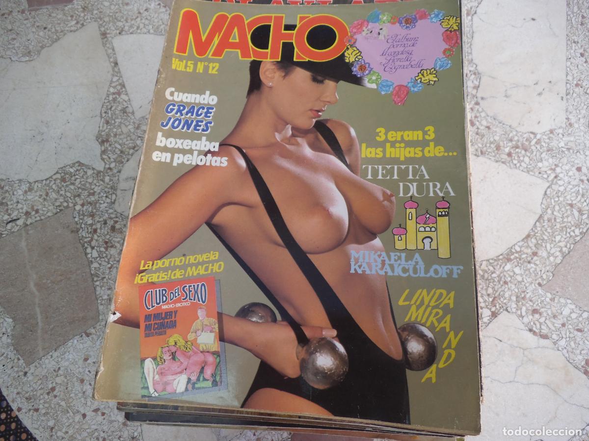 Revistas: macho vol 5 n&ordm; 12 , revista erotica espa&ntilde;ola solo para adultos, con poster