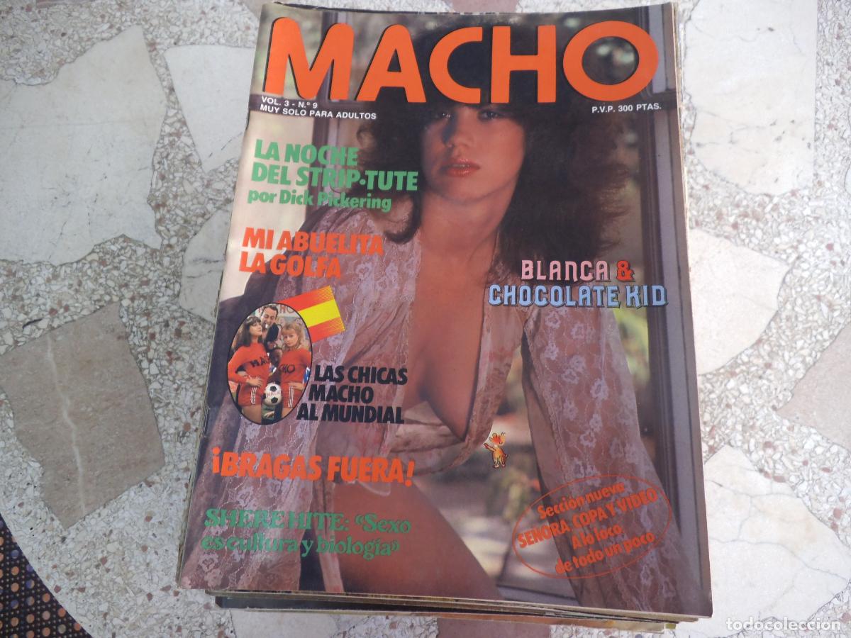 Revistas: macho vol 3 n&ordm; 9 , revista erotica espa&ntilde;ola solo para adultos,con poster