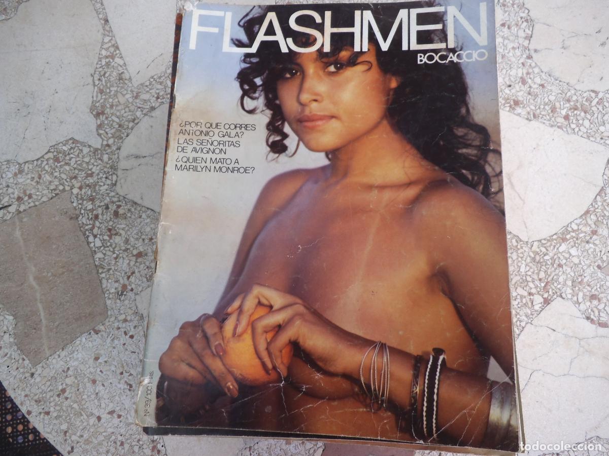 Revistas: flashmen bocaccio n&ordm; 39, revista erotica, quien mato a marilyn monroe, las se&ntilde;oritas de avignon,