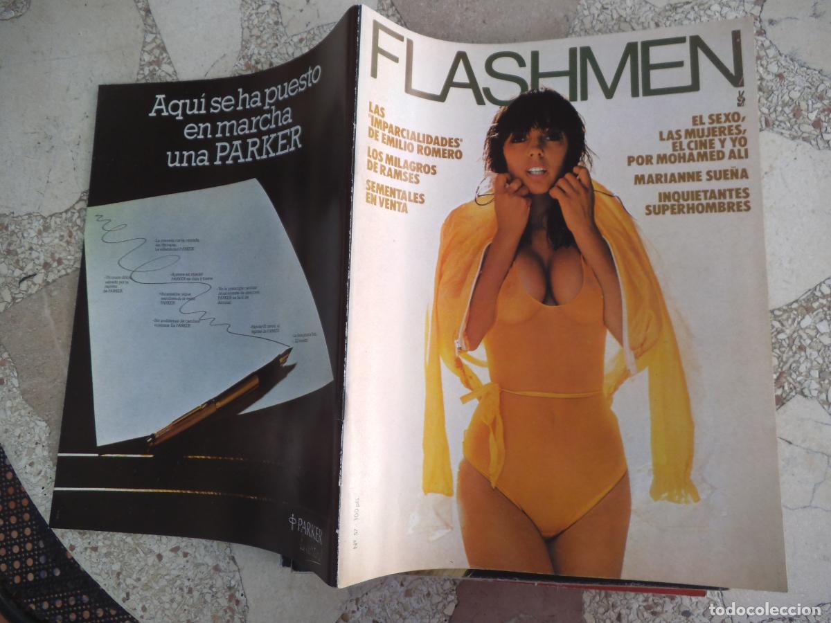 Revistas: flashmen bocaccio n&ordm; 57, revista erotica, el sexo las mujeres el cine y yo por mahamed ali