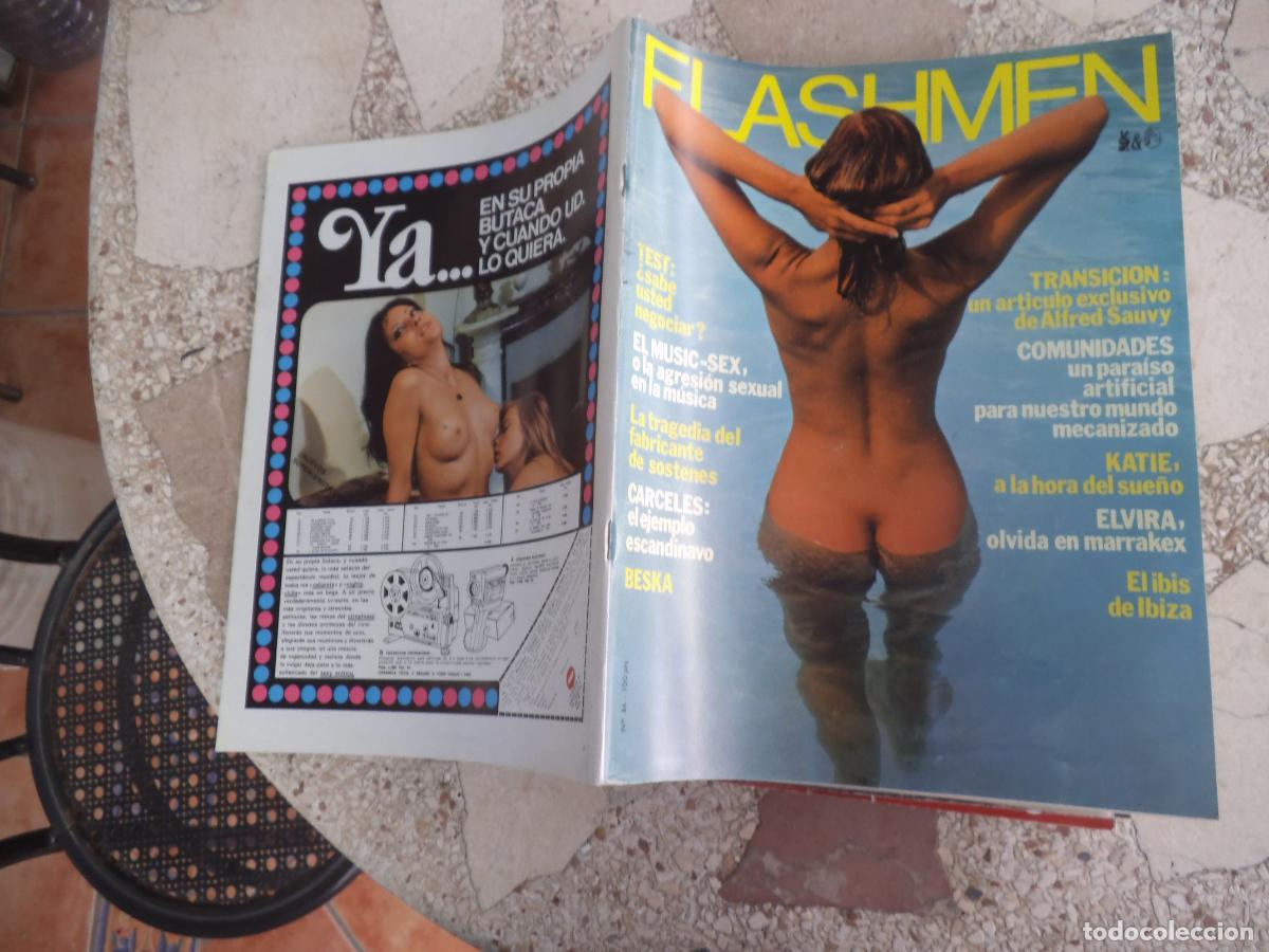 Revistas: flashmen bocaccio n&ordm; 56, revista erotica, elvira, el music-sex o la agresion sexual en la musica