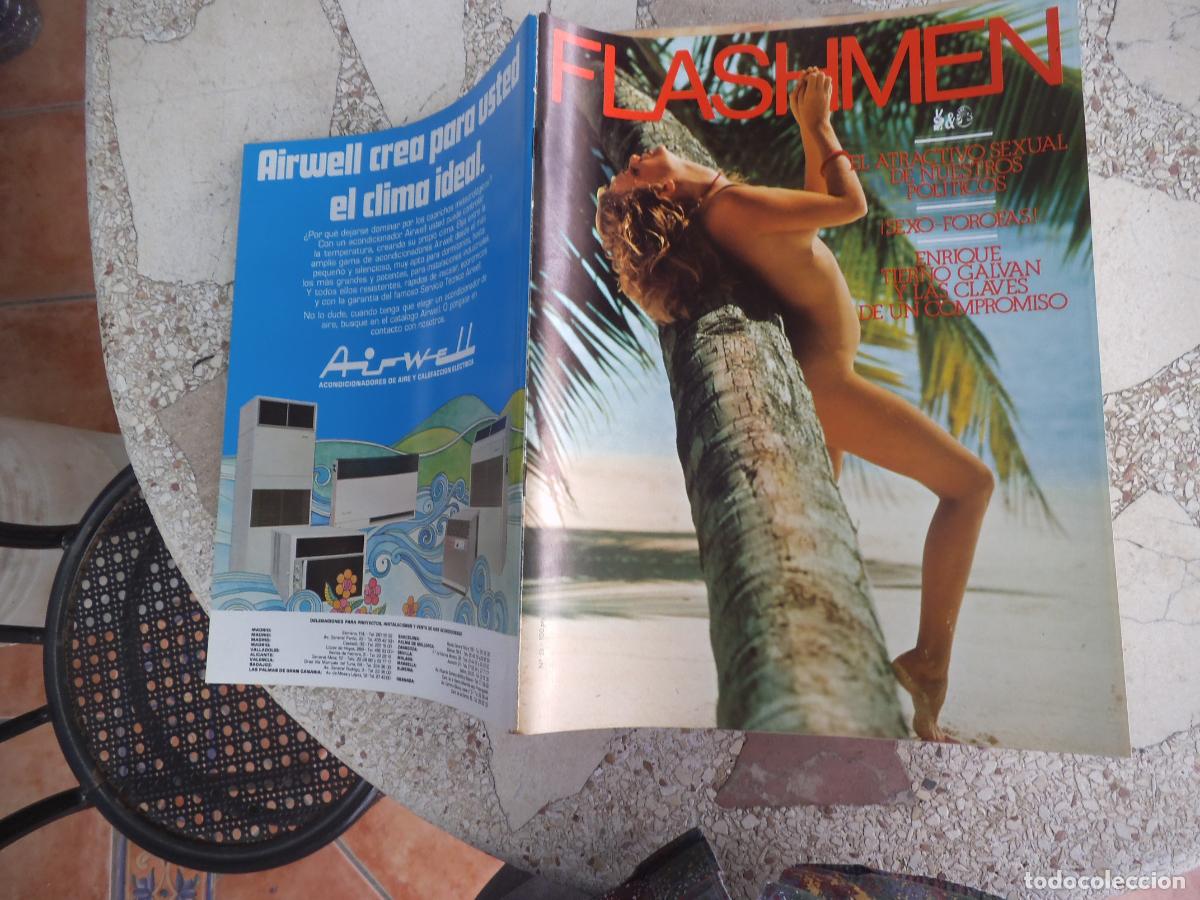 Revistas: flashmen bocaccio n&ordm; 53, revista erotica,tierno galban, sexo y forofas,