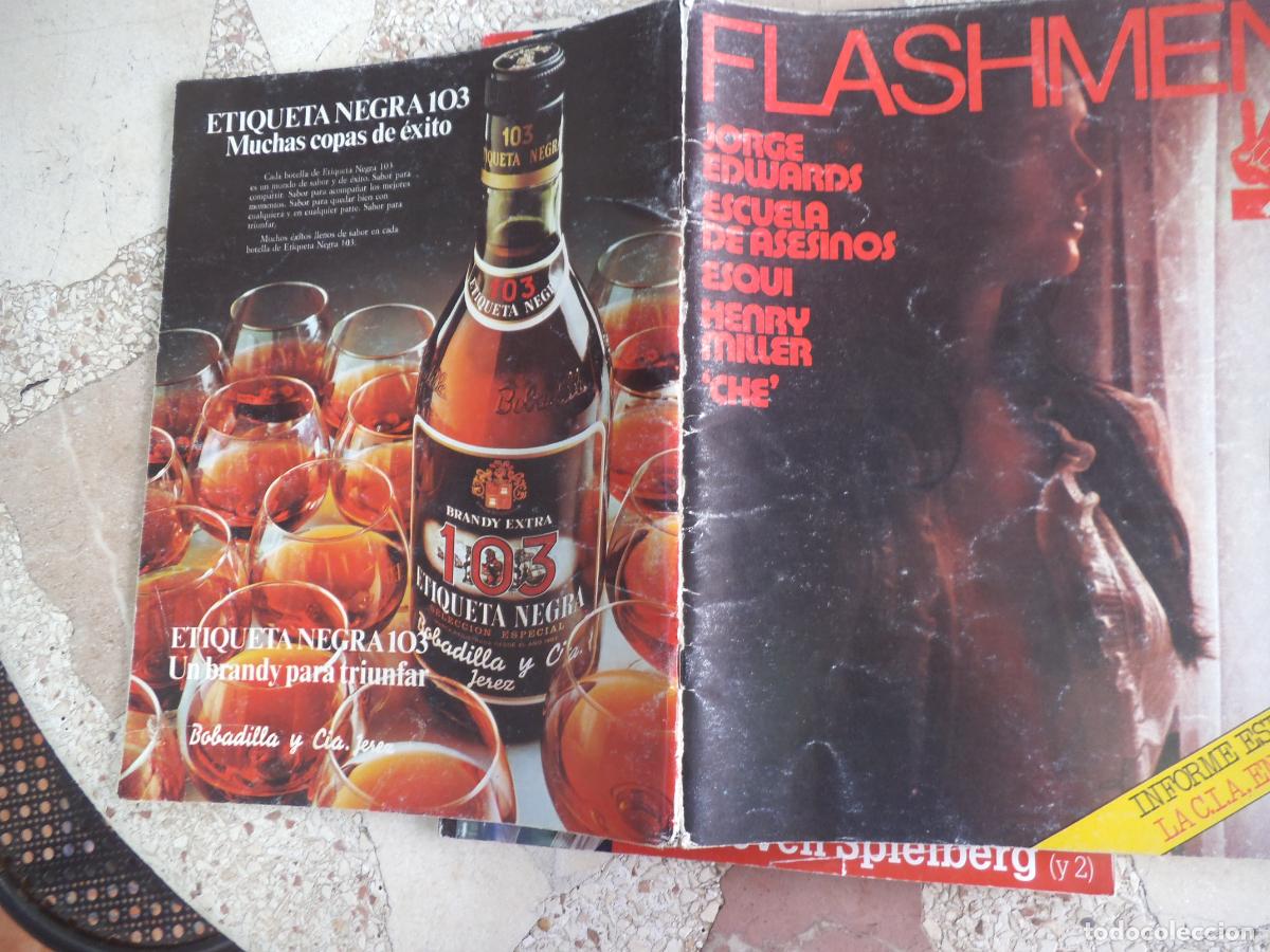 Revistas: flashmen bocaccio n&ordm; 29, revista erotica, la cia en espa&ntilde;a, henry miller, el che guevara