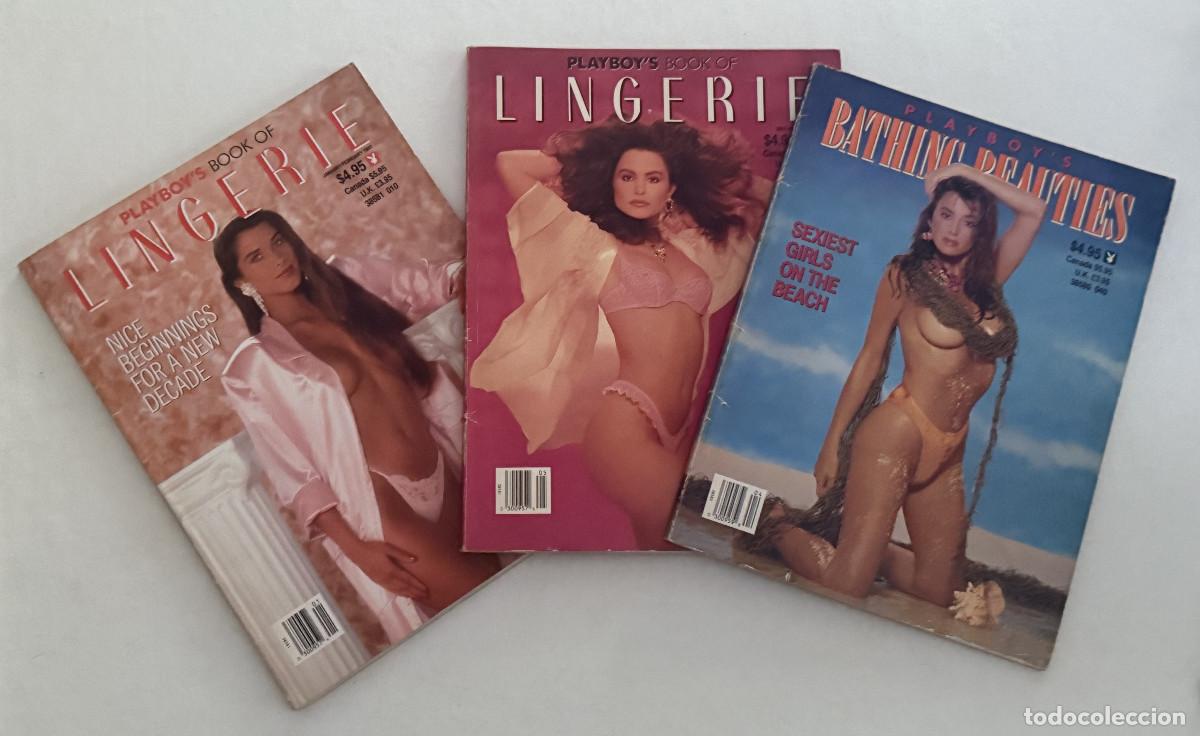 Revistas: LOTE REVISTAS PLAYBOY EDICION USA A&Ntilde;OS 90 - ESPECIALES LENCERIA Y BA&Ntilde;O