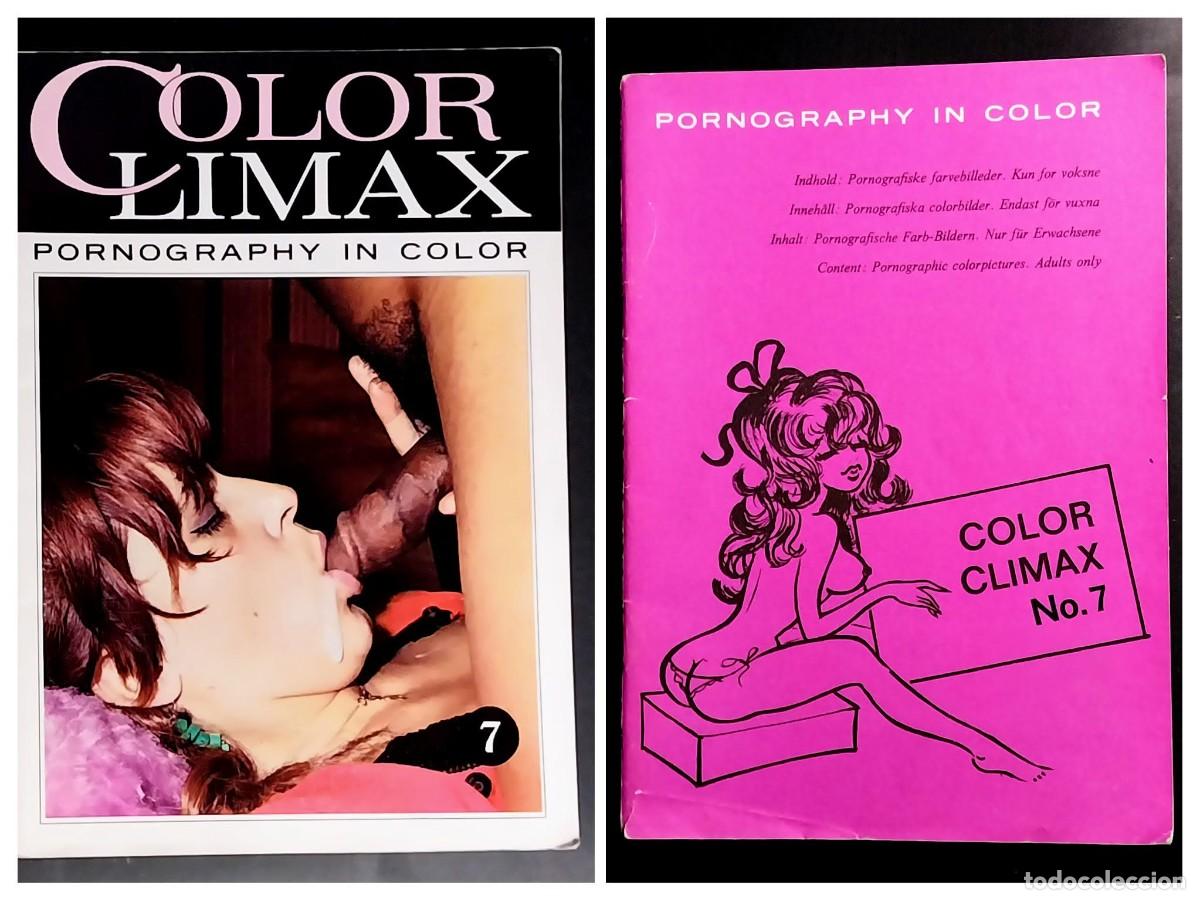 Revistas: COLOR CLIMAX #7 1969 - RARE DANISH RETRO-PORN MAGAZINE - INTERRACIAL THREESOME