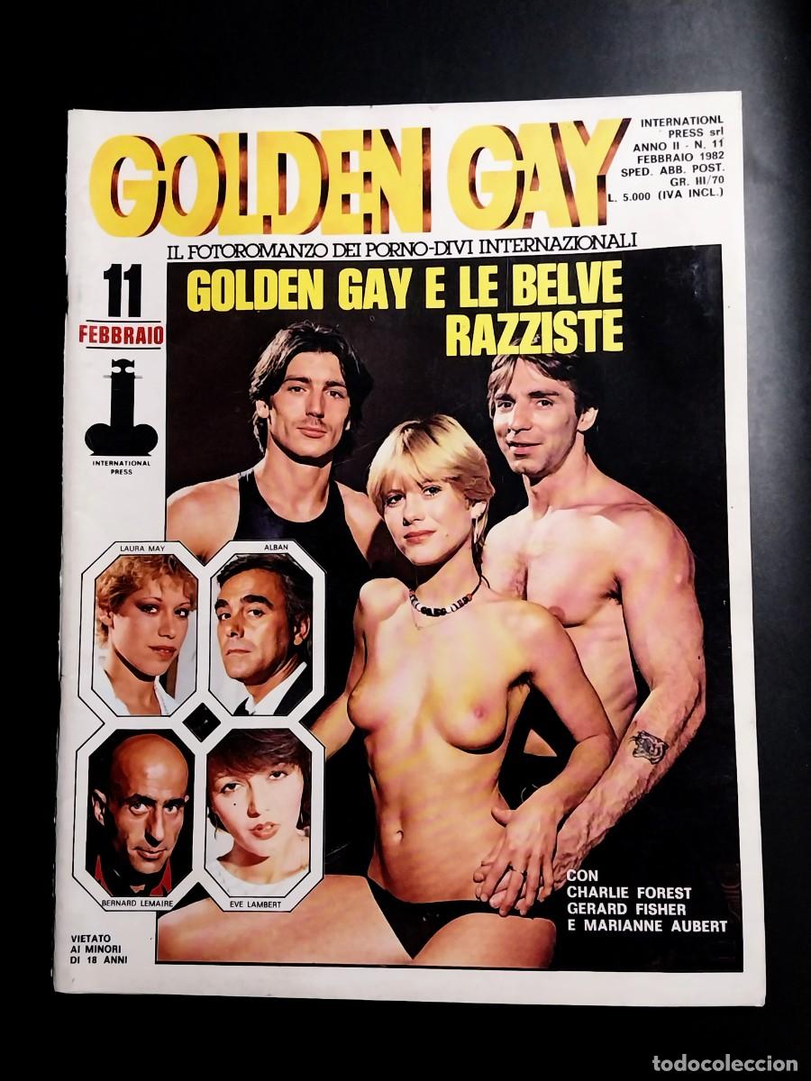 Revistas: GOLDEN GAY N. 11 1982 - SUPERSEX RELATED VINTAGE GAY HARDCORE PHOTONOVEL - LGBTQ INTEREST
