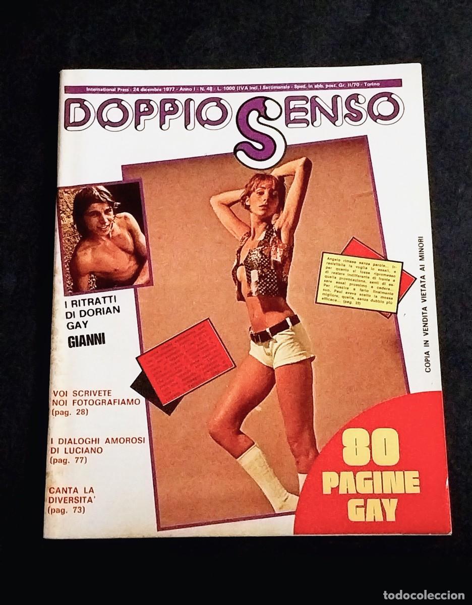 Revistas: DOPPIOSENSO N. 48 1977 SERGIO OLIVA MR. UNIVERSE - LEONELLO PETTINATO - YOUNG TWINKS - BLACK COCKS
