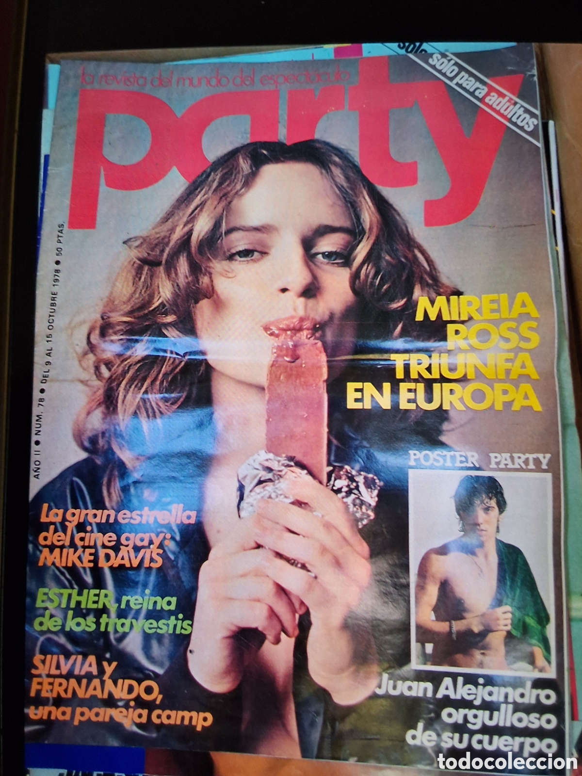 Zeitschriften: Party la revista del mundo del espect&aacute;culo n&uacute;mero 78 (9/10/1978) Mireia Ross