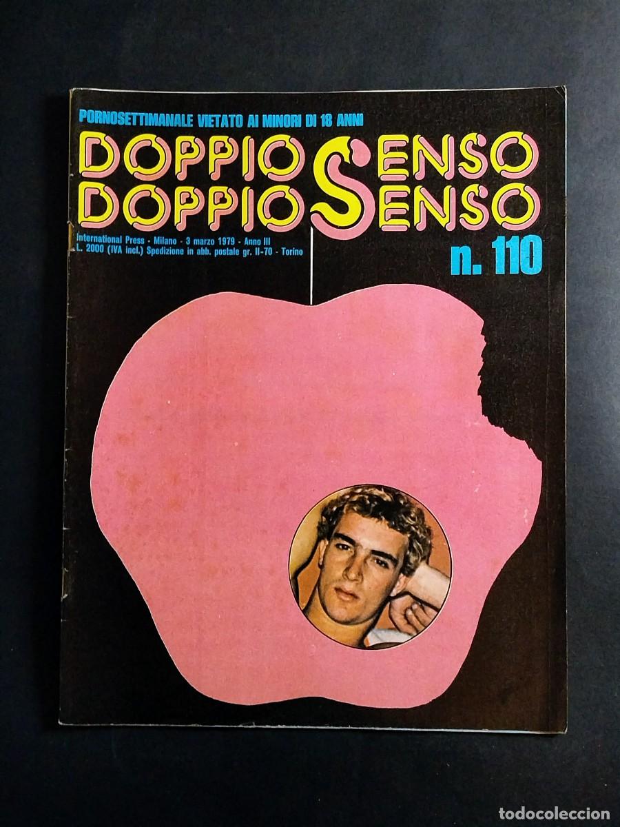 Revistas: DOPPIOSENSO GAY MAGAZINE N. 110 1979 YOUNG TWINKS - FRANK EVANS KEN CARTER LEE MARLIN - BLACK COCKS