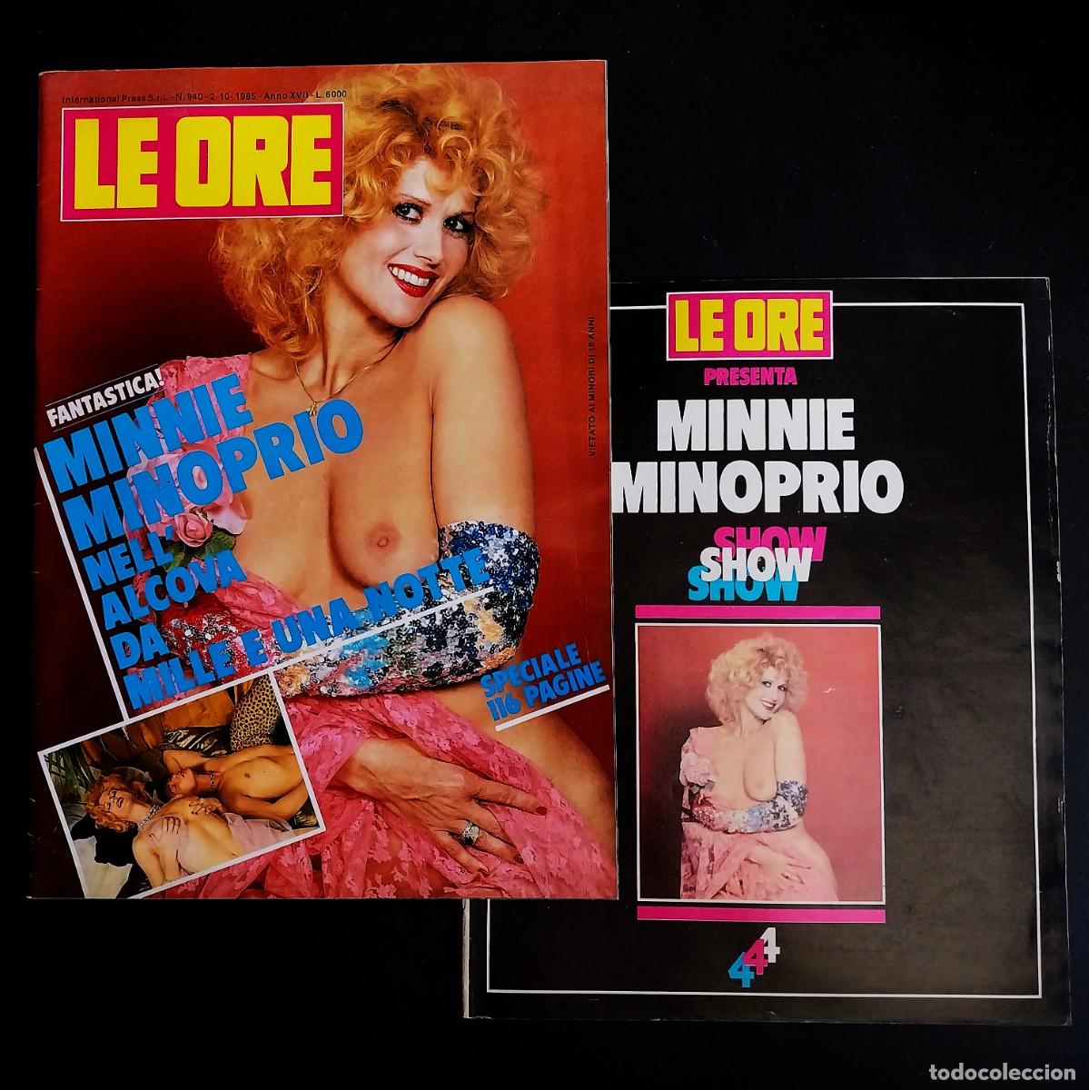 Revistas: LE ORE N. 940 1985 + SUPPLEMENTO MINNIE MINOPRIO SHOW 32 PAGINE - VINTAGE ITALIAN HARD-CORE MAGAZINE