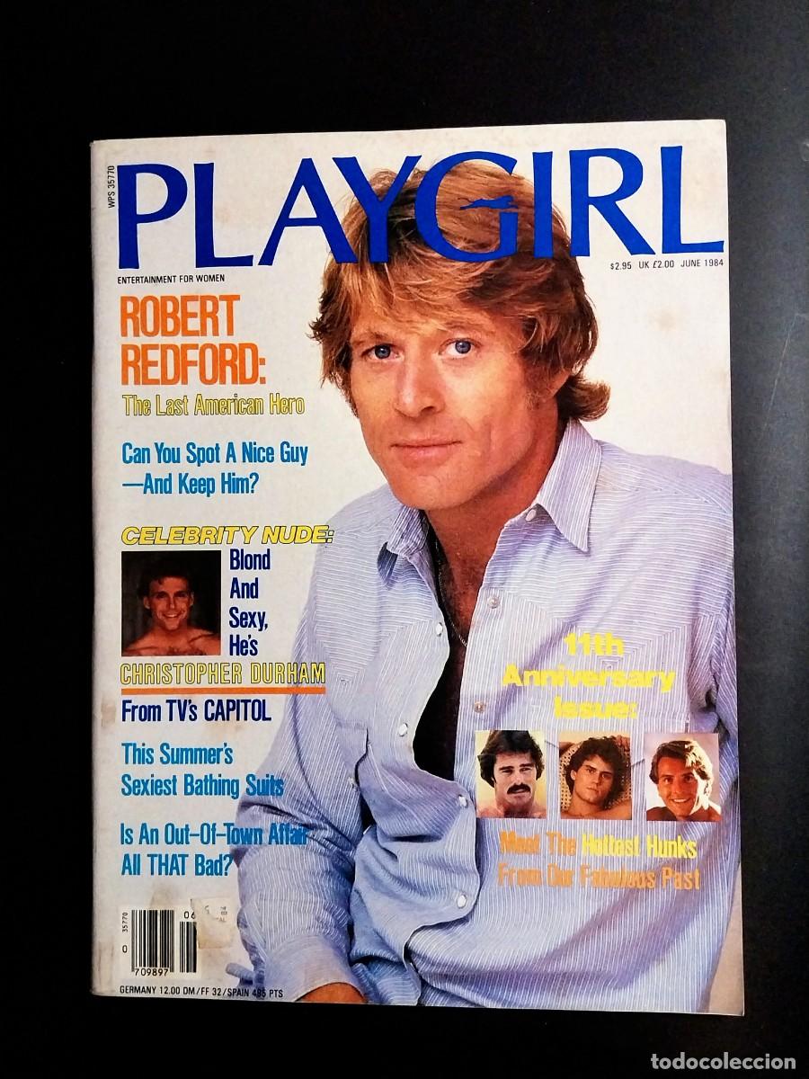 Revistas: PLAYGIRL JUNE 1984 - LAW & ORDER nude - ROBERT REDFORD - Rolling Stones - GAY INTEREST