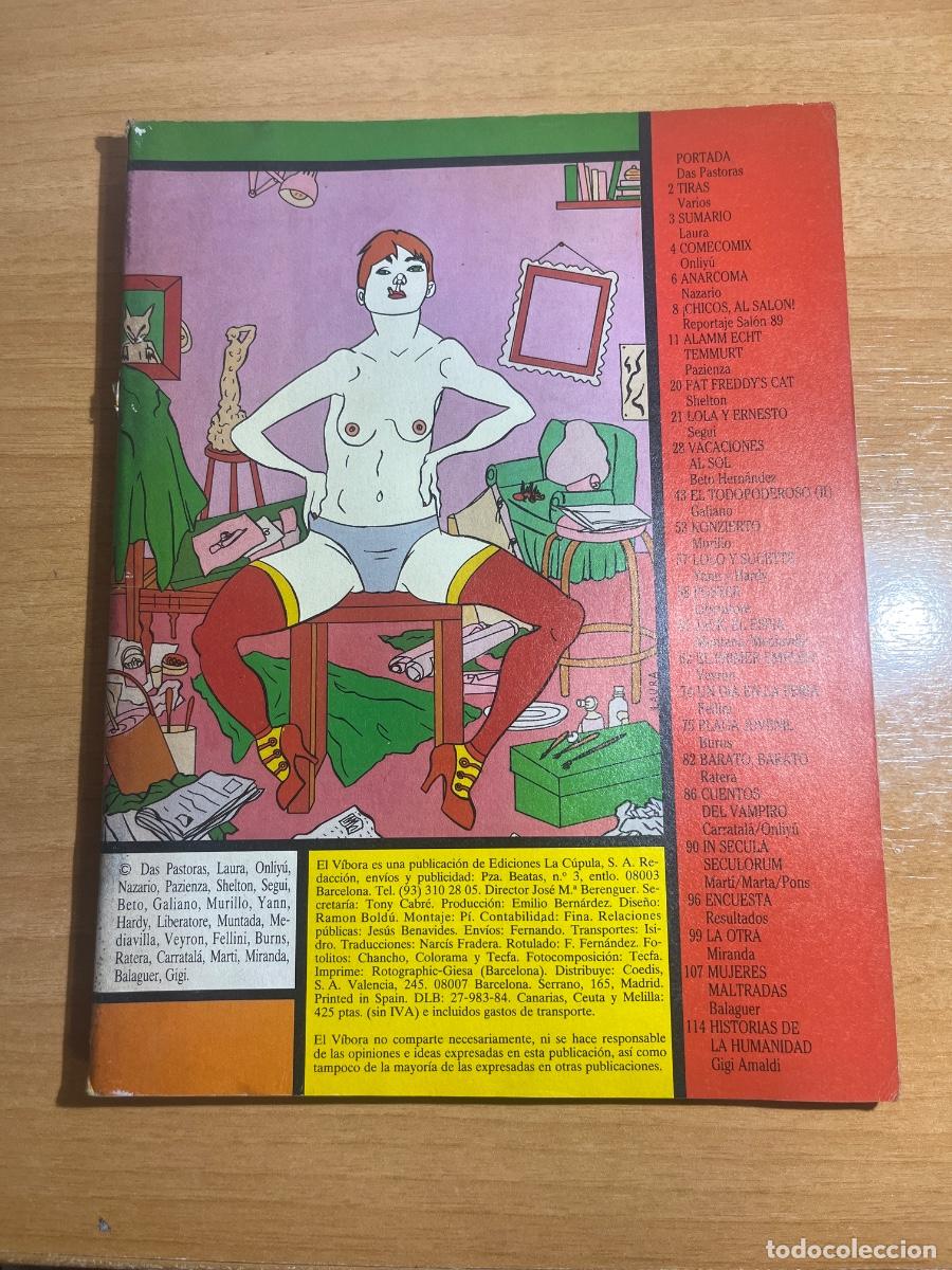 Revistas: C&oacute;mic El V&iacute;bora sin tapas Ed La C&uacute;pula 1985 - Foto 1