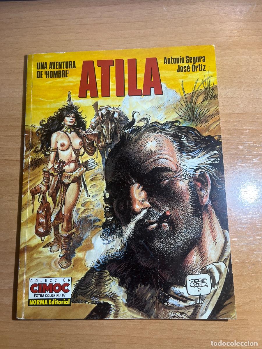 Revistas: C&oacute;mic Atila una aventura de hombre norma editorial c&oacute;mic Cimoc n&ordm; 87 | Revistas para adultos