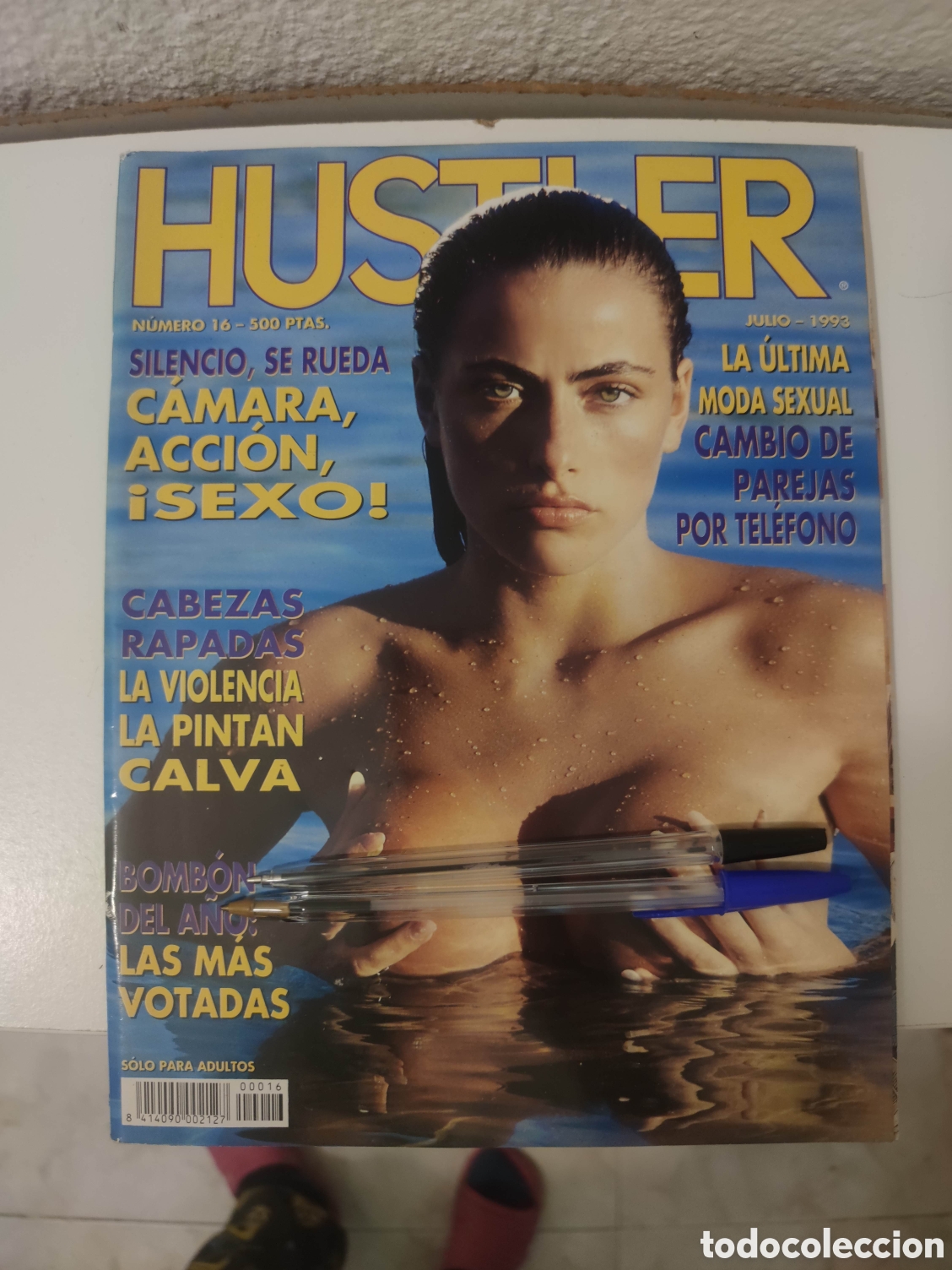 Journals: Revista - Hustler 16, Julio 1993 - Magazine erotico solo para adultos - En espa&ntilde;ol - Erotismo