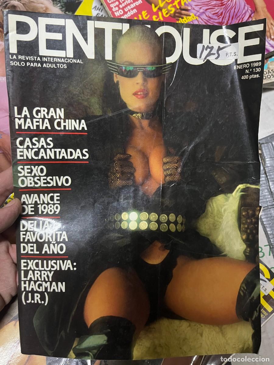Revistas: REVISTA PENTHOUSE # 130 ENERO 1989 LARRY HAGMAN DELIA SHEPARD