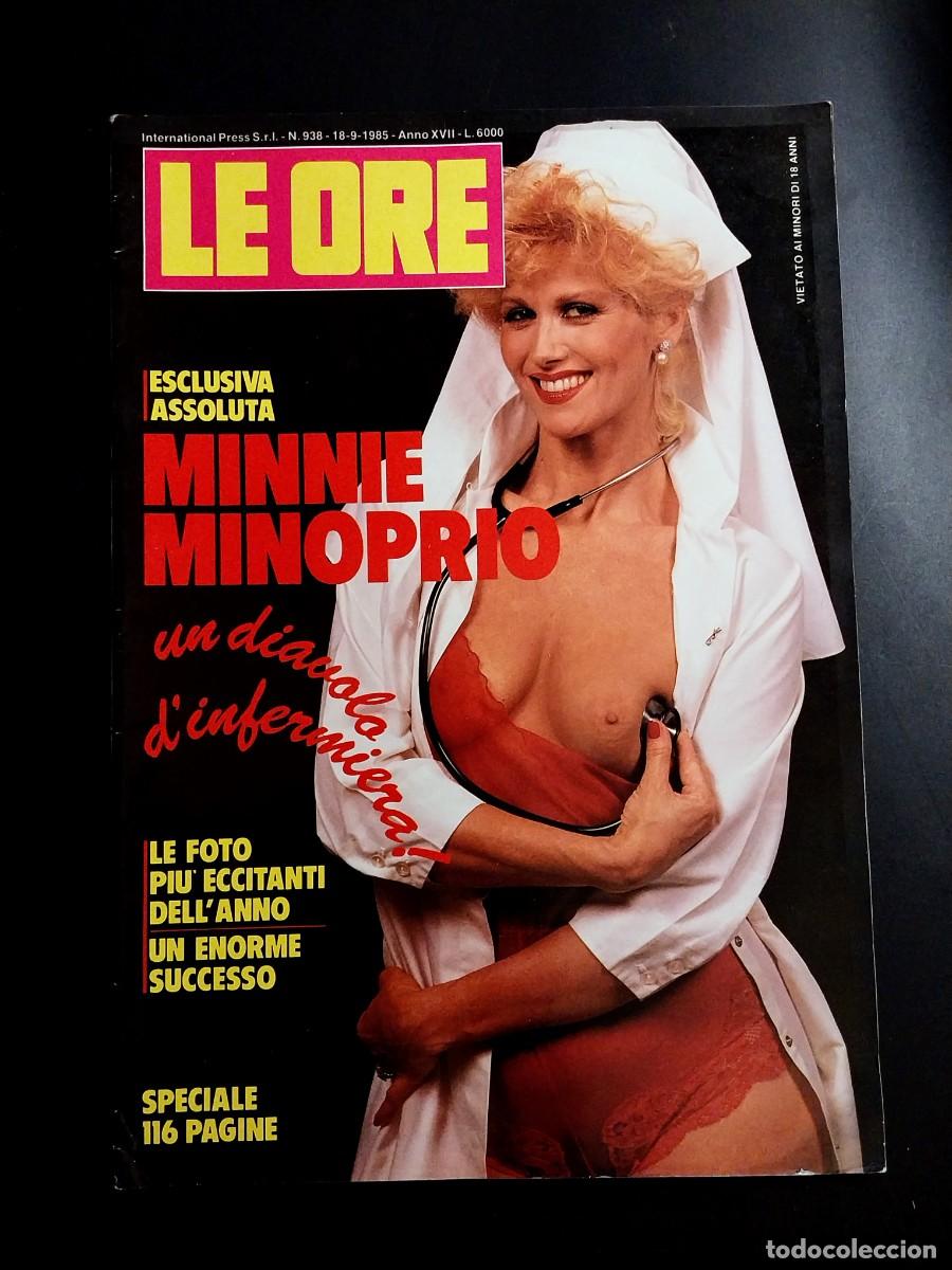Journals: LE ORE N. 938 1985 MINNIE MINOPRIO COVER GINGER LYNN 10 PAGES PHOTOSHOOT - VINTAGE ITALIAN PORN MAG