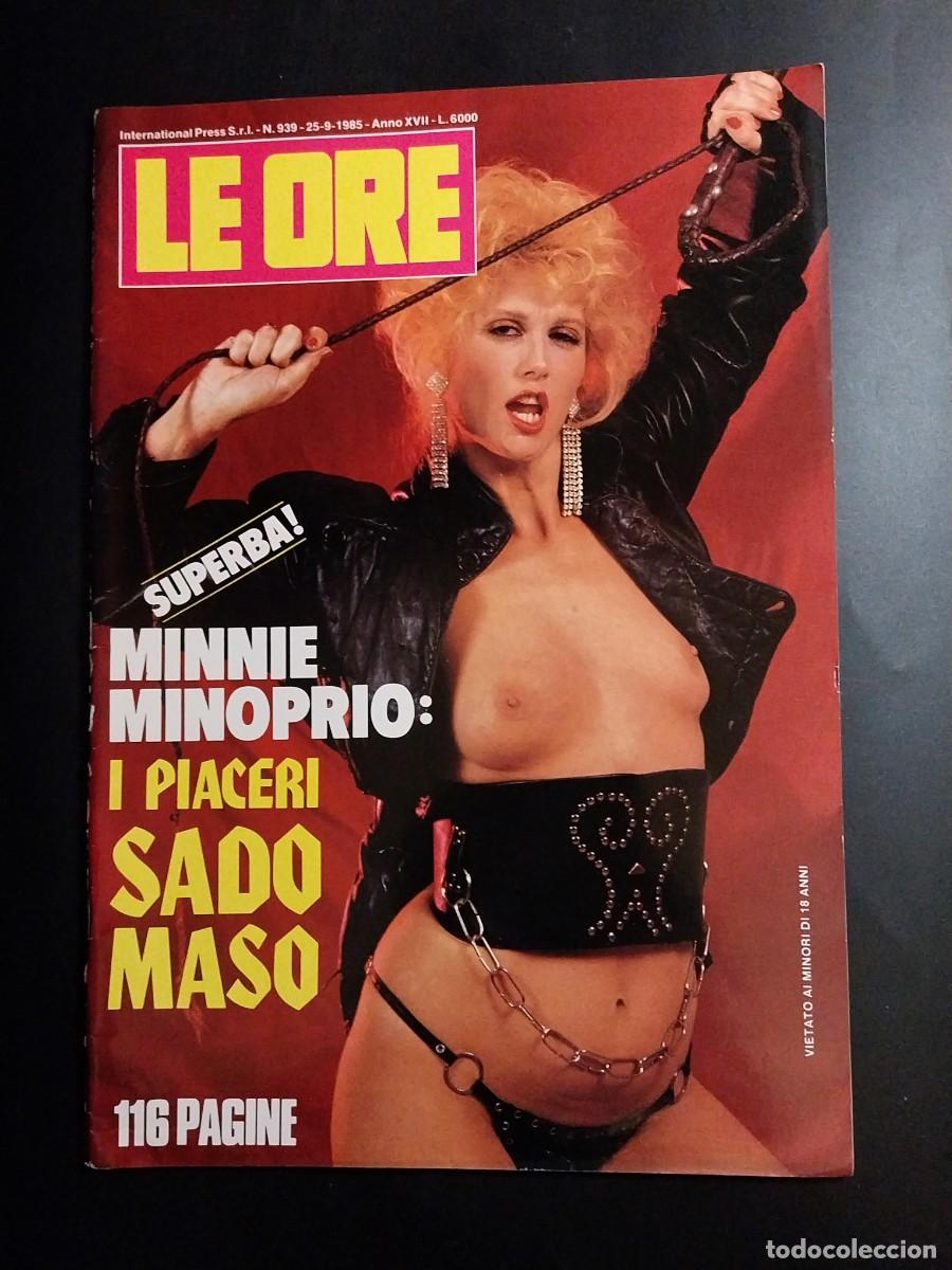 Revistas: LE ORE N. 939 1985 MINNIE MINOPRIO COVER TERESA ORLOWSKI - RON JEREMY - YOUNG LOLITAS FAT LESBIANS