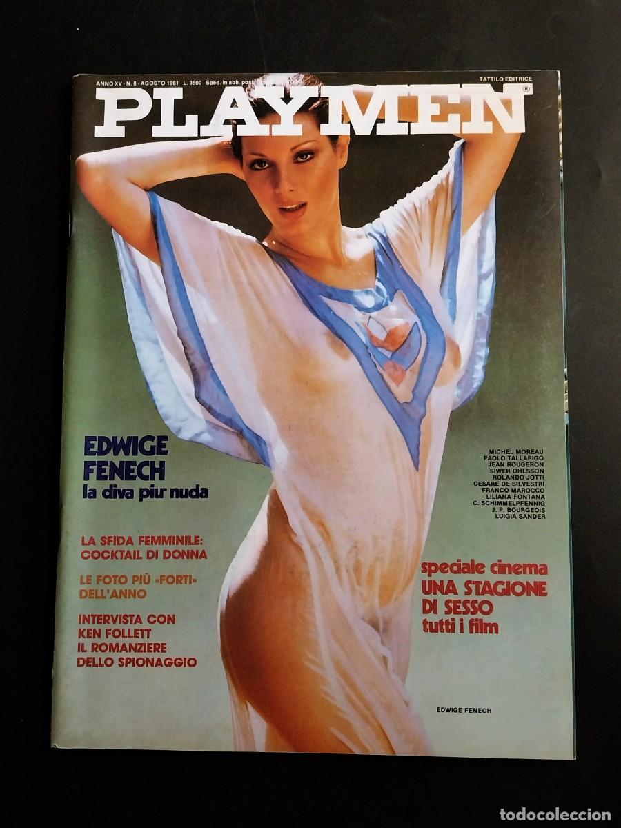 Zeitschriften: PLAYMEN AGOSTO 1981 - EDWIGE FENECH - ISABELLE ADJANI - CATHERINE DENEUVE - MALE NUDE VINTEROTICA