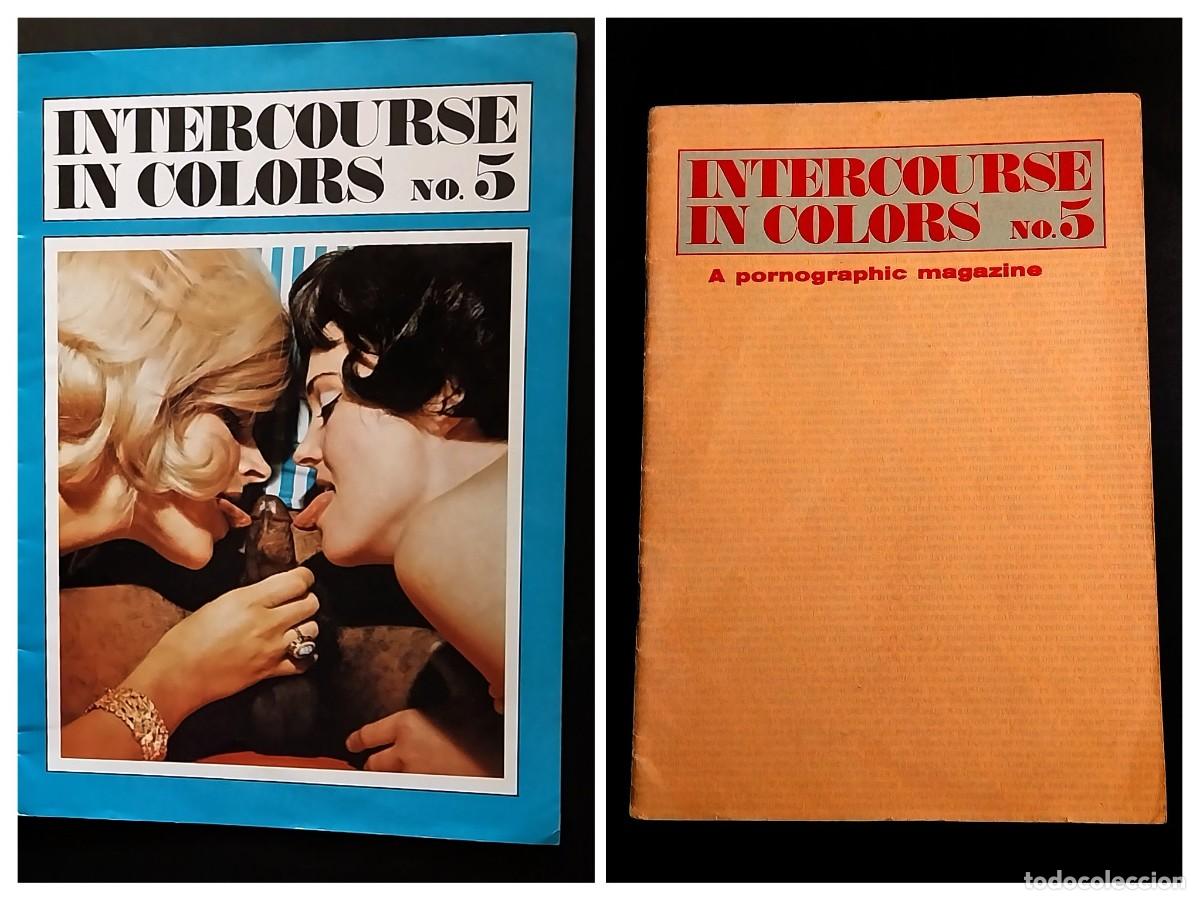 Zeitschriften: INTERCOURSE IN COLORS #5 1969 NORDISK BLADCENTRAL - RARE INTERRACIAL SWEDISH RETRO-PORN MAGAZINE