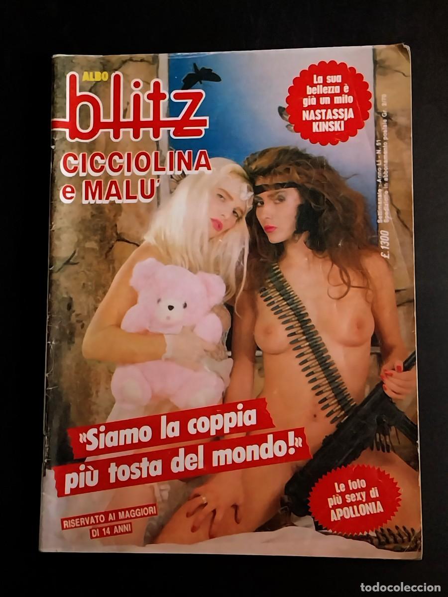 Journals: BLITZ N. 51 1985 CON POSTER CICCIOLINA + MAL&Ugrave; RAMBA - NASTASSJA KINSKI - PAOLA SENATORE - APOLLONIA