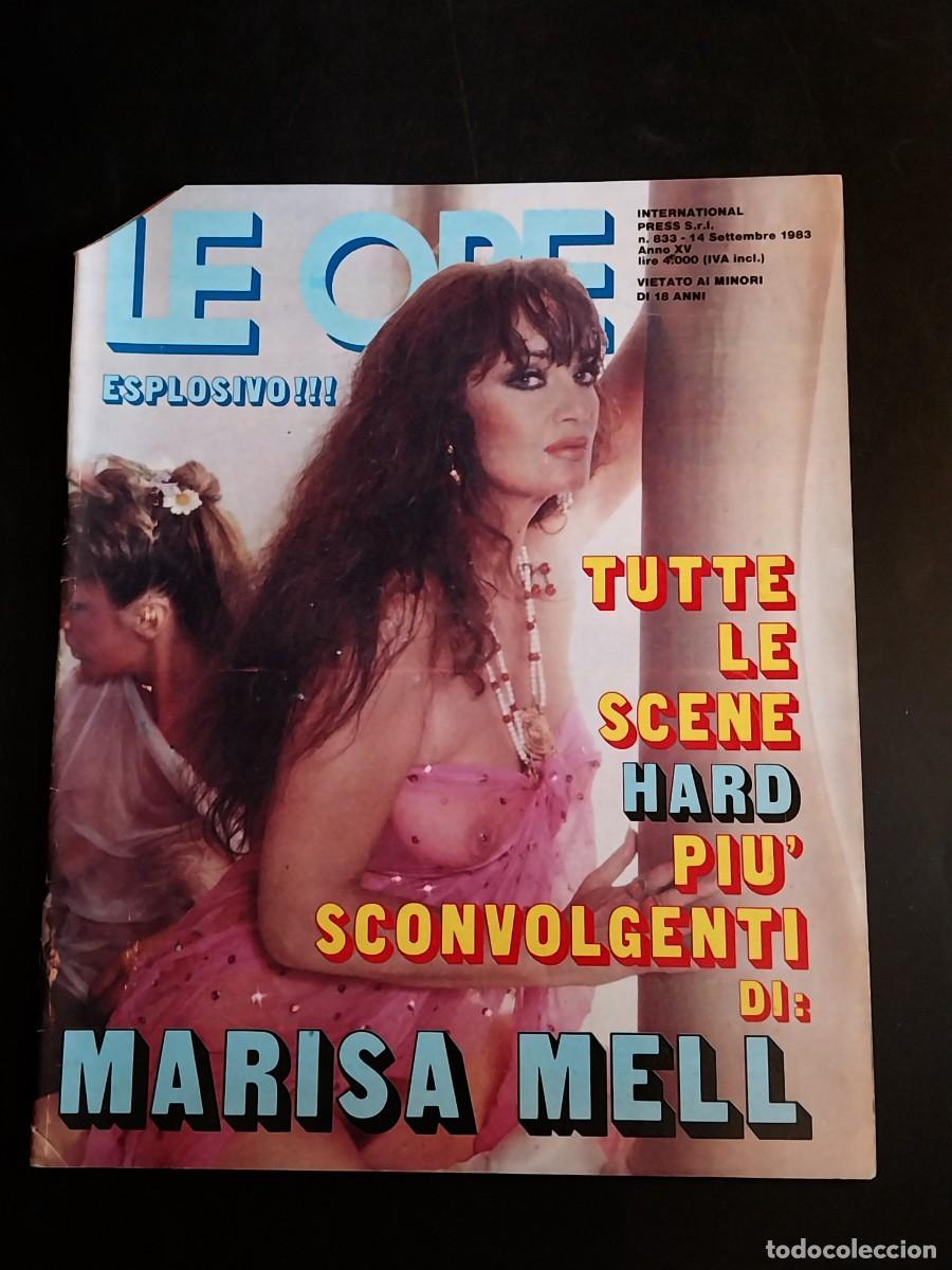 Journals: LE ORE n. 833 1983 MARISA MELL 18 PAGES PHOTOSHOOT - YOUNG MODELS - TRANSEX ITALIAN VINTAGE PORN MAG