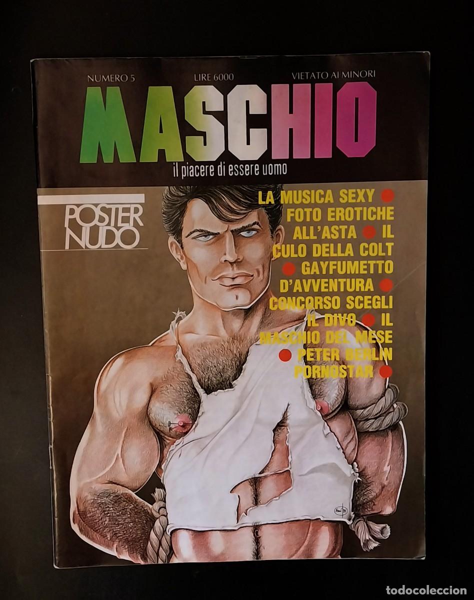 Magazines: MASCHIO N. 5 1985 PETER BERLIN - MIKE MORRIS - KURT MARSHALL - FRANCO ABRUZZI - TWINKS GAY INTEREST