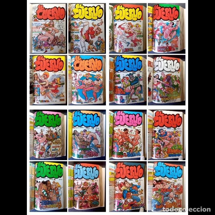 Revistas: ⚜️ M07. Tomo Encuadernado Revista El Cuervo 2&ordf; &Eacute;poca 1980 N&uacute;meros 1 al 14 + 16 y 17 Excelente. 1735g