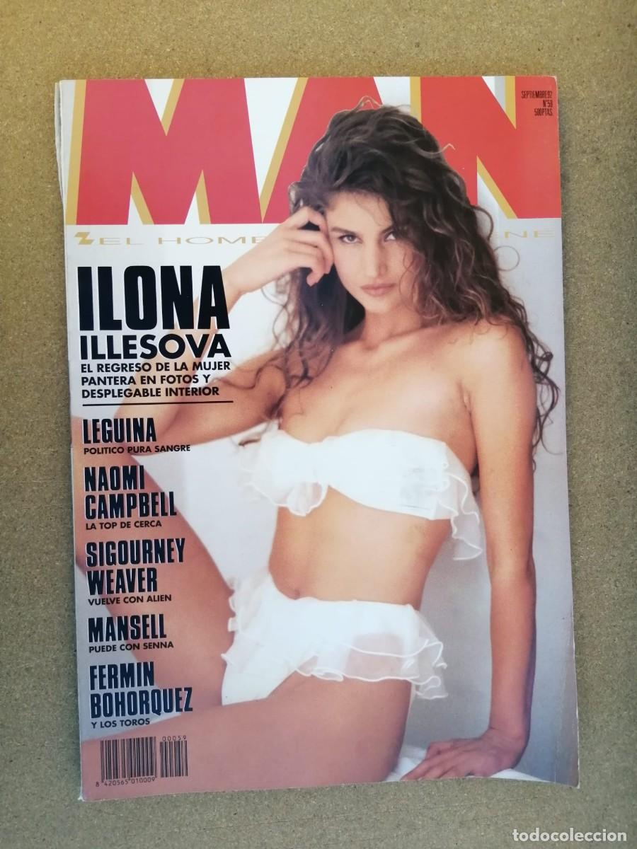 Journals: REVISTA MAN (NUMERO 59) ILONA ILLESOVA - NAOMI CAMPBELL - BEBETO - JACQUES CHIRAC - JULIO FEO)