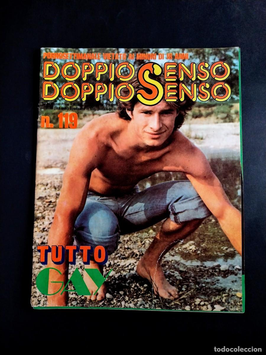 Revistas: DOPPIOSENSO GAY MAGAZINE 119 1979 BILL ELD - YOUNG TWINKS - BLACK MALES - BIZARRE - POSTER CENTRALE