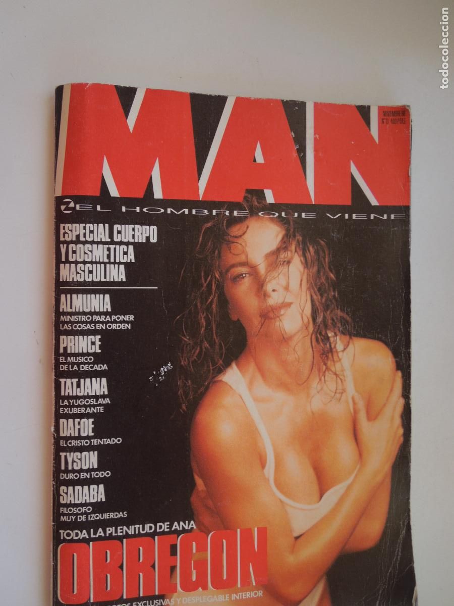 Zeitschriften: MAN REVISTA - N&ordm; 13 - NOVIEMBRE 1988 -ANA OBREGON - JOAQUIN ALMUNIA CON POSTER