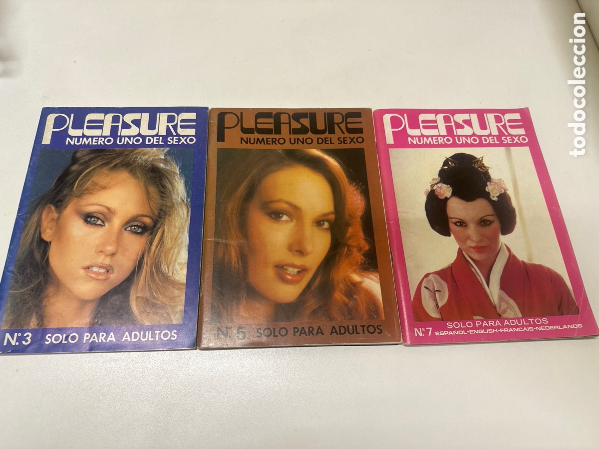 Journals: Lote 3 Revistas para adultos Pleasure