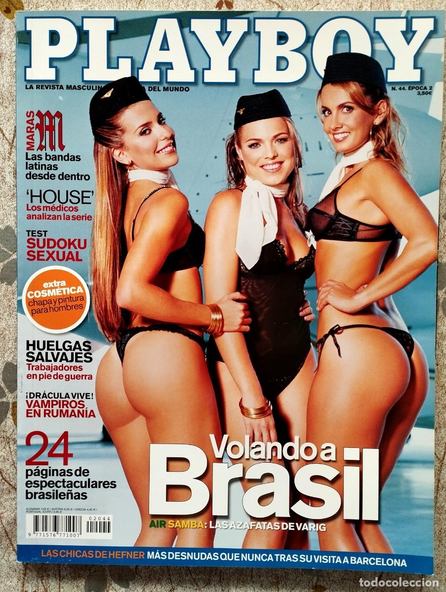 Riviste: Revista PLAYBOY EPOCA 12 N&ordm; 44 / ESPECIAL BRASILE&Ntilde;AS, LAS NOVIAS DE HUGH HEFNER, HOUSE, VAMPIROS