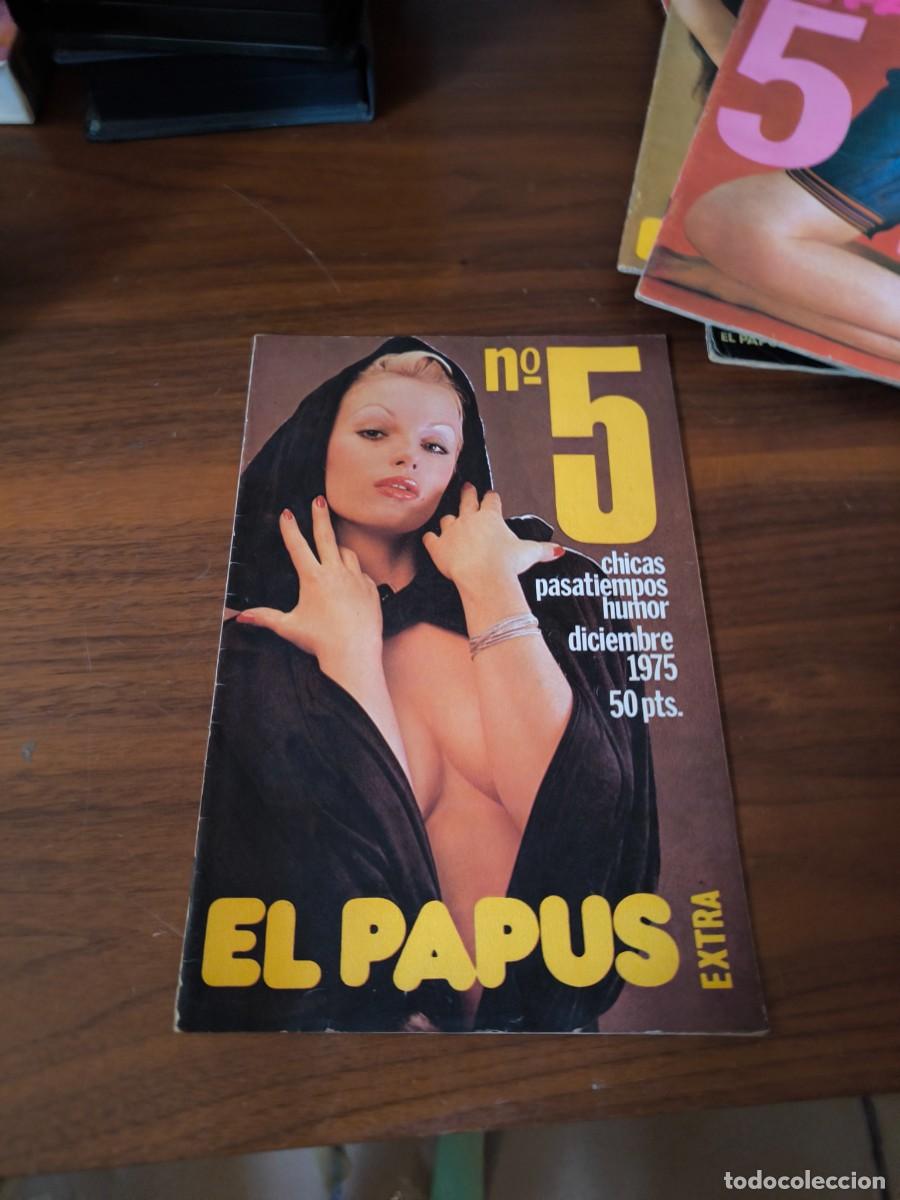 Revistas: Lote de 9 revistas &rdquo;El Papus Extra&rdquo; (1975-1976) &ndash; Humor sat&iacute;rico &ndash; Coleccionismo