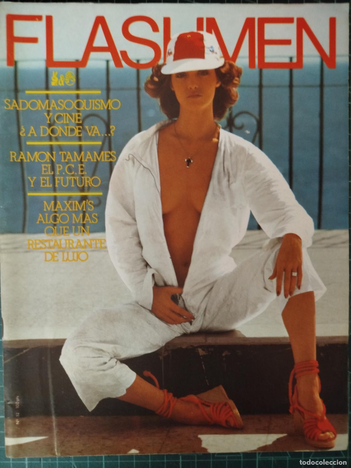Revistas: REVISTA FLASHMEN N&ordm; 52 GAUCHE DIVINE BOCACCIO. USTINOV, FIDEL CASTRO, TAMAMES