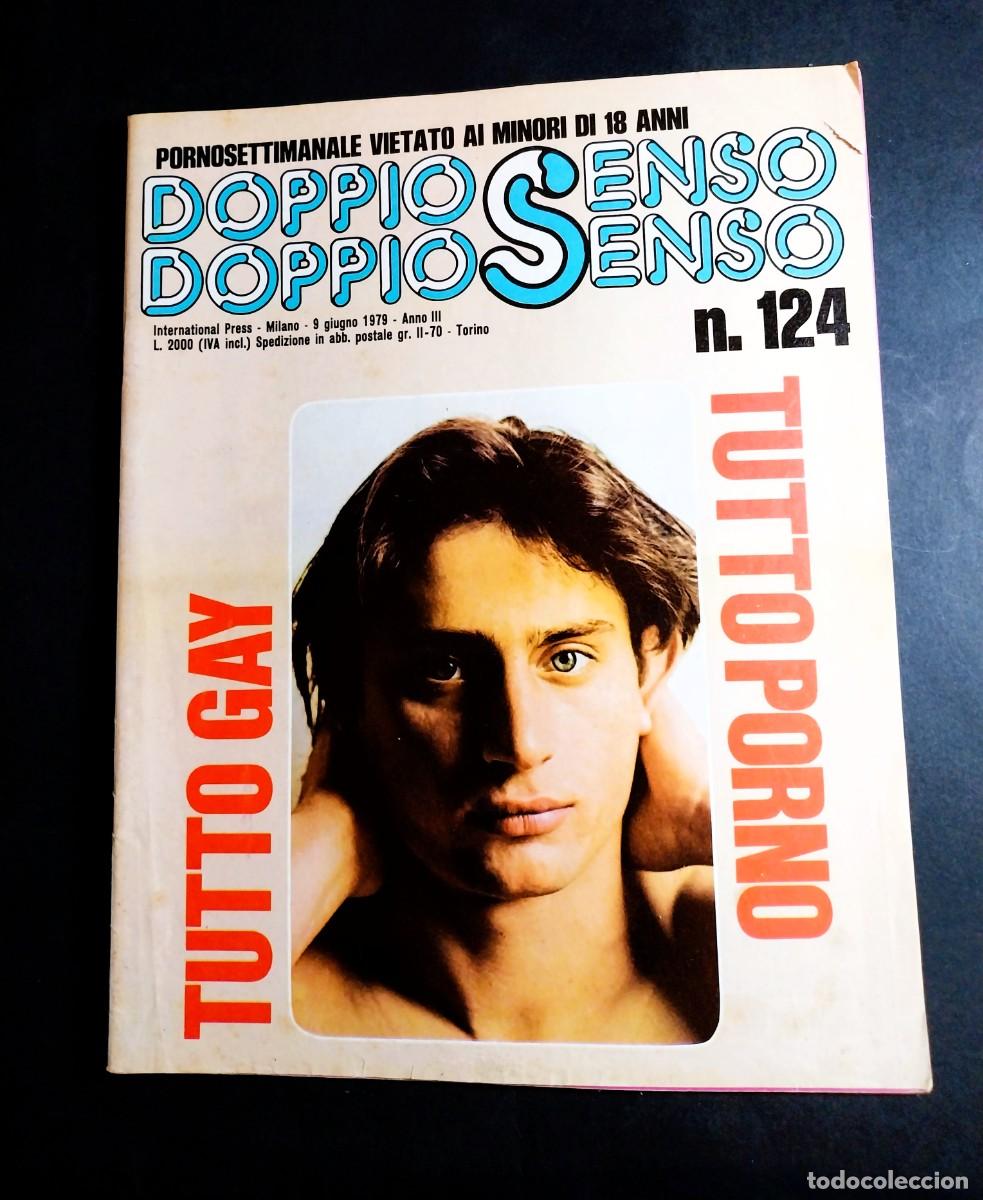 Revistas: DOPPIOSENSO GAY MAGAZINE 124 1979 TWINKS - RON CAMERON - HARVEY MILK SAN FRANCISCO FREEDOM PARADE