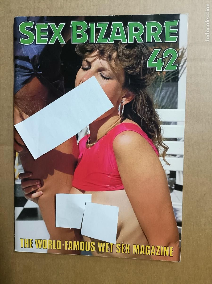Revistas: REVISTA DANESA SEX BIZARRE 42. THE WORLD FAMOUS WET SEX MAGAZINE. 1987. ADULTOS