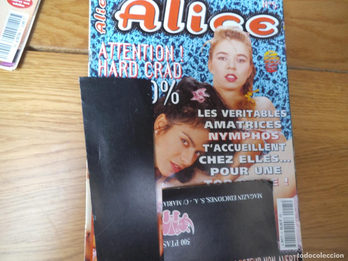 Magazines: alice n&ordm; 5, francesa, revista erotica solo para adultos,
