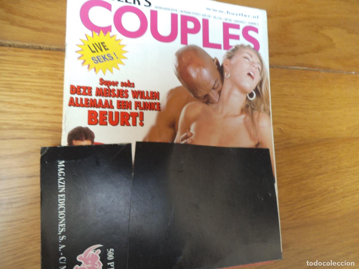 Magazines: Hustlers couples n&ordm; 15, holandesa, revista er&oacute;tica solo para adultos,con p&oacute;ster