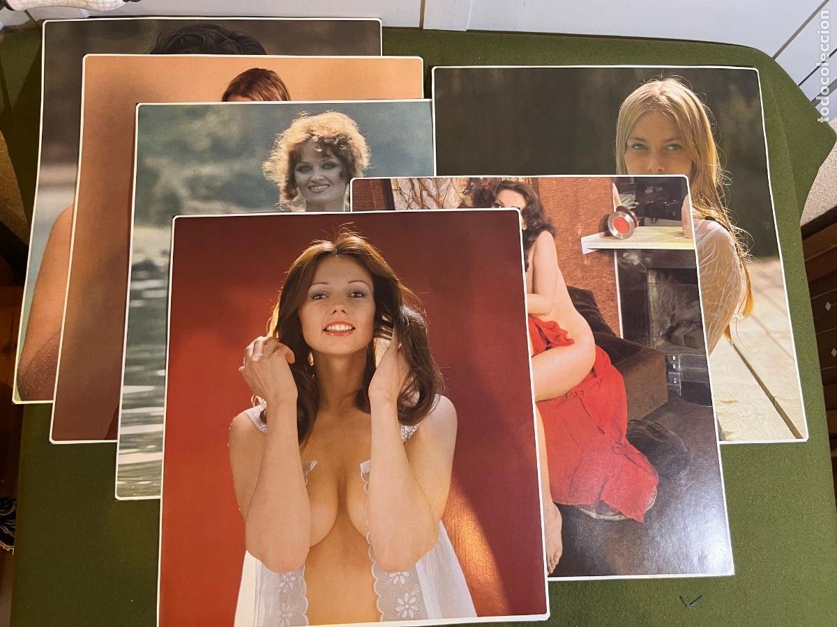 Journals: Lote de l&aacute;minas vintage del destape a&ntilde;os 70 y 80 con Nadiuska p&oacute;steres fotogr&aacute;ficos originales colec