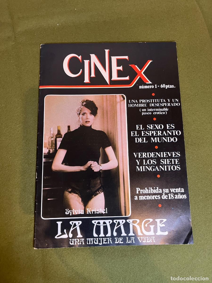 Journals: Revista CINEX N&ordm; 1 Sylvia Kristel La Marge Walerian Borowczyk 1977 Revista de Cine para Adultos Tran