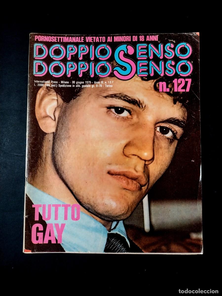 Revistas: DOPPIOSENSO GAY MAGAZINE 127 1979 TWINKS - KEN CARTER - JORDAN HUNTER BLACK MALES FETISH GLORY HOLES