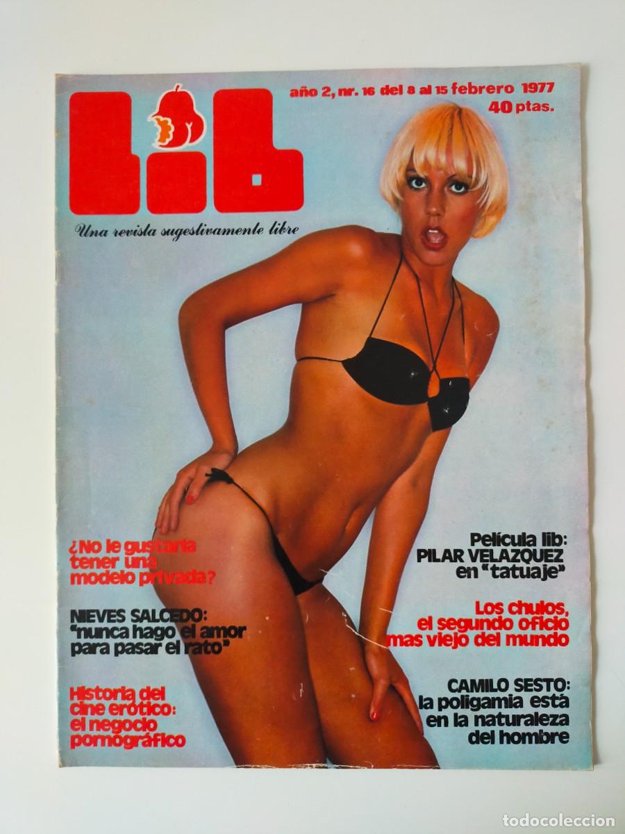 Magazines: REVISTA LIB A&Ntilde;O 1977 - N&ordm; 16 - NIEVES SALCEDO - PILAR VELAZQUEZ Y CARLOS BALLESTEROS - CAMILO SESTO