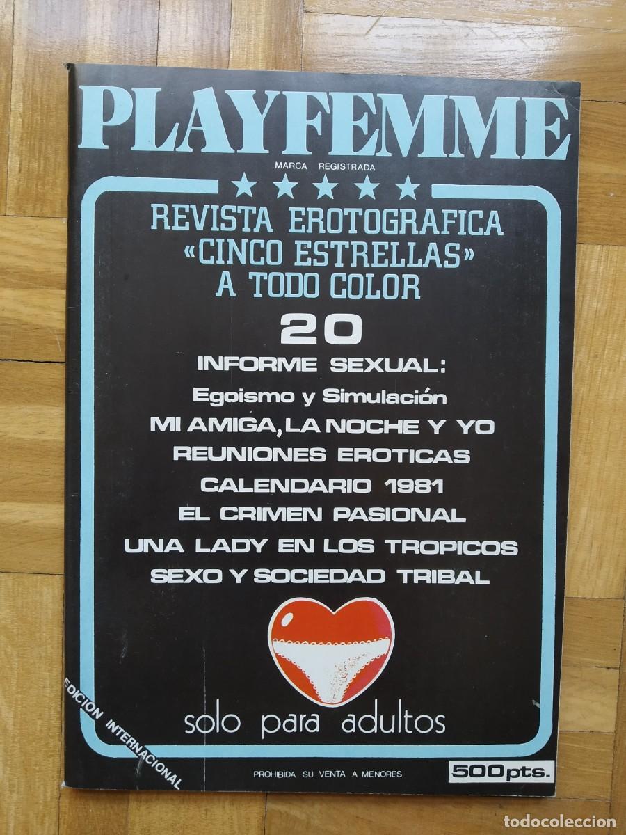 Magazines: REVISTA PLAYFEMME N&ordm; 20 PORNO