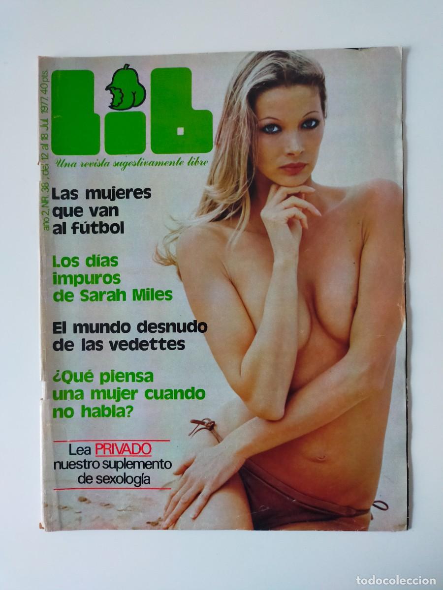Revistas: REVISTA LIB A&Ntilde;O 1977 - N&ordm; 38 - SARAH MILES - MUSTANG RANCH - KELLY ST. JOHN - SANDRA ALBERTI